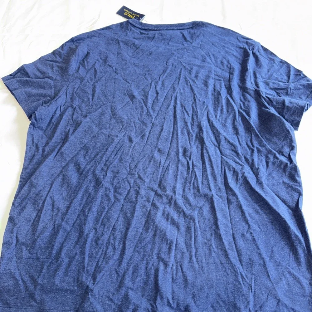 NWT Polo Ralph Lauren T-Shirt Mens 2XL Navy Red Pony